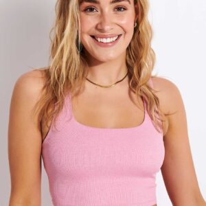 Alo Yoga Alosoft Ribbed Chic Bra Tank