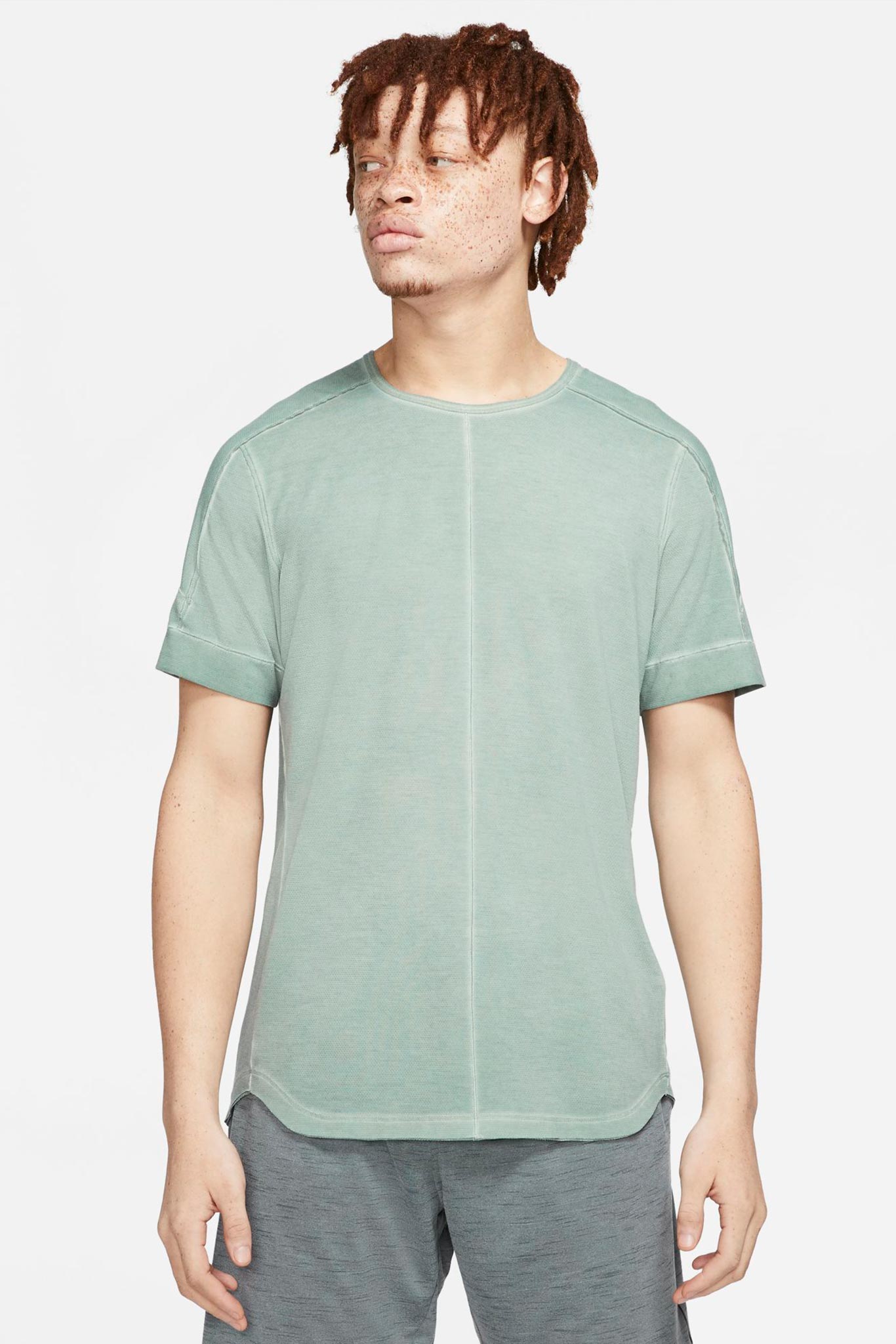 Nike Yoga Short-Sleeve Top