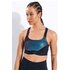 Under Armour RUSH Mid Iridescent Graphic Sports Bra - Image 2