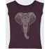 Yoga Studio Natural Organic Aubergine T-Shirt - Image 2