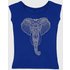 Yoga Studio Natural Organic Royal Blue T-Shirt - Image 2