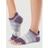 ToeSox Low Rise Half Toe Women's Yoga Socks Stripey- Brisk - Image 2