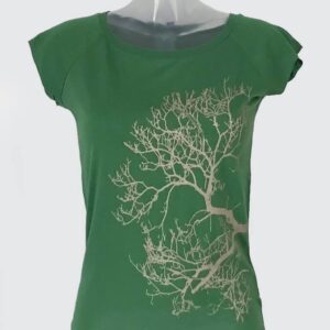 Yoga Studio Natural Organic Leaf Green Women's  T-Shirt