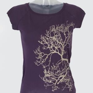 Yoga Studio Natural Organic Aubergine Women's T-Shirt