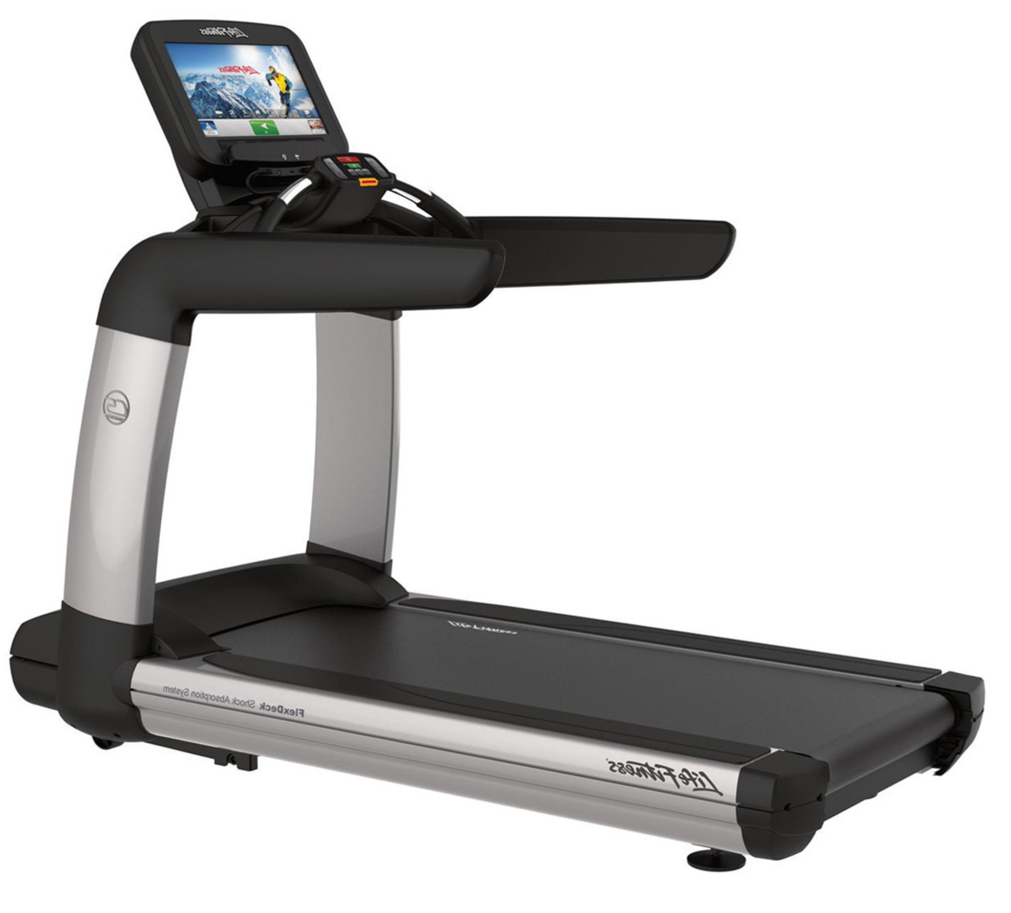 Life Fitness Platinum Club Series Treadmill with DISCOVER SE3 Console (Arctic Silver)