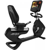 Life Fitness Platinum Club Series Recumbent Bike Discover SE3HD Console (Artic Silver)